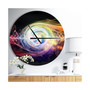 Designart Oversized Modern Round Metal Wall Clock