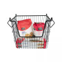13" Large Rectangle Metal Basket