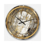 Glam Oversized Metal Wall Clock