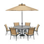 Beachmont II Outdoor 7-Pc. Dining Set (60" Round Table and 6 Dining Chairs), Created for Macy's