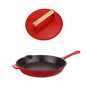 Neo Cast Iron 10" Fry Pan and Steak Press, Set of 2