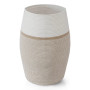 Extra Large Woven Cotton Rope Tall 25" Height Laundry Hamper Basket with Handles