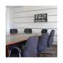 Jumbo Atomic Digital Wall Clock with Indoor Temperature