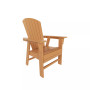 5 Piece Outdoor Patio Dining Square Table and Shell Back Armchair Set