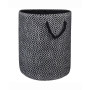 Design Import Paper Bin Diamond Basket Weave, Round