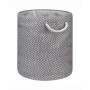 Design Import Paper Bin Diamond Basket Weave, Round
