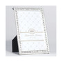 Sarah Silver Metal Frame with Crystal - 4" x 6"