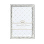 Sarah Silver Metal Frame with Crystal - 4" x 6"