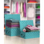 Stackable Woven Tote Basket with Carry Handles & Lid, Set of 3