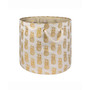 Design Import Storage Bin Pineapple, Round