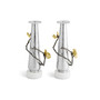 Butterfly Ginkgo 2 Piece Candleholders Set