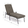 Chateau Aluminum Outdoor Chaise Lounge, Created for Macy's