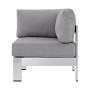Shore Outdoor Patio Aluminum Corner Sofa