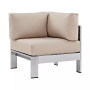 Shore Outdoor Patio Aluminum Corner Sofa