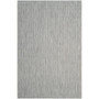 Courtyard Gray and Navy 9' x 12' Outdoor Area Rug