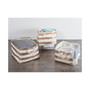 Paper Basket Stripe Rectangle Large