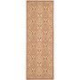 Courtyard Rust and Sand 2'3" x 6'7" Runner Outdoor Area Rug