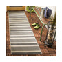 Courtyard Grey and Bone 2'3" x 8' Runner Outdoor Area Rug