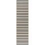 Courtyard Grey and Bone 2'3" x 8' Runner Outdoor Area Rug
