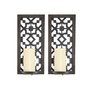 Stratton Home Decor Boho Laser Cut Sconce, Set of 2
