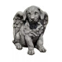 Angel Puppy Garden Statue