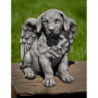 Angel Puppy Garden Statue