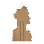 30" H Fall Wooden Painted Scarecrow Porch Decor