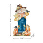 30" H Fall Wooden Painted Scarecrow Porch Decor