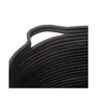 Set of 3 Black Cotton Coil Baskets