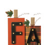 Lighted Fall Pumpkins Table Decor, 18"