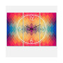 Modern and Contemporary 3 Panels Metal Wall Clock