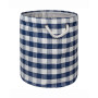 Design Import Paper Bin Checkers, Round