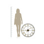 Stratton Home Decor Oversized 31.50" Industrial Austin Wall Clock