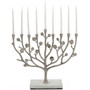 Judaica Botanical Leaf Menorah