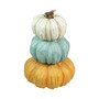 Triple Stacked Pumpkins Thanksgiving Tabletop Decor, 22"
