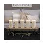 Stratton Home Decor Rustic 5 Candle Holder Centerpiece
