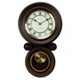 Clock Collection Contemporary Round Wall Clock with Pendulum