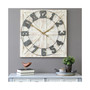 Stratton Home Decor Rustic Farmhouse Wall Clock