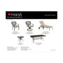 Park Gate Cast Aluminum Outdoor Dining Chair, Created for Macy's