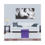 Foldable Suede with Cover Storage Ottoman