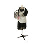 Animated LED Lighted Head-in-Hand Skeleton Maid Halloween Decoration, 57"