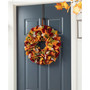 19.25" D Fall Felt Wreath