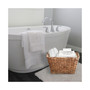 Water Hyacinth Wicker Large Square Storage Laundry Basket with Handles