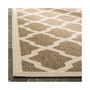 Courtyard Brown and Bone 5'3" x 7'7" Outdoor Area Rug
