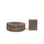 Senoia Outdoor Round Fire Pit with Tank Holder