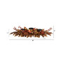 36" Autumn Maple Leaves and Berries Fall Harvest Candelabrum Arrangement