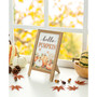 12" H Fall Thanksgiving Wooden Easel Table Decor, Set of 2