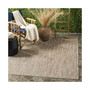 Courtyard Natural and Black 5'3" x 7'7" Outdoor Area Rug