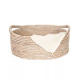 Oval Basket with Cutout Handles