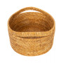 Oval Basket with Cutout Handles